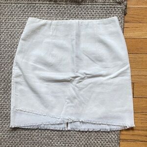 Layered detail mini skirt